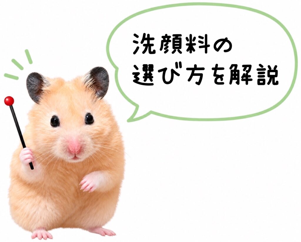 メンズスキンケア初心者向け洗顔料の選び方を解説する画像