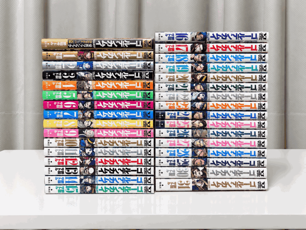 「【2026年版】読書の秋におすすめの本10選|美容ライターが選ぶマンガ・小説・ビジネス書」で紹介された「ゴールデンカムイ」全巻の画像